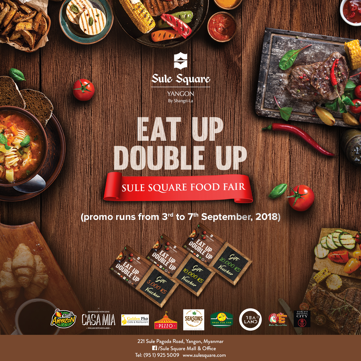 “Eat Up, Double Up” (Sule Square Food Fair)