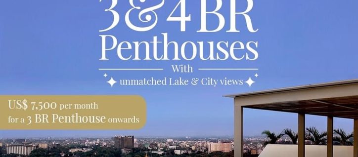 3&4 BR Penthouses @ Shangri-La Serviced Apartments Yangon